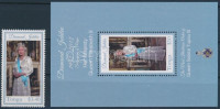 2012 II. Erzsébet királyné trónra lépésének 60. évfordulója bélyeg Mi 1766 + blokk 51