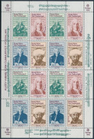 1985 Europa CEPT: Zene éve kisív Mi 166-169