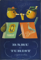 Daru és Turist cigaretta - Grafikus: Káldor László
