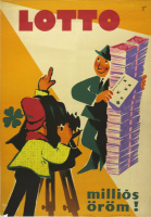 Lottó - Milliós öröm! - Grafikus: Macskássy János