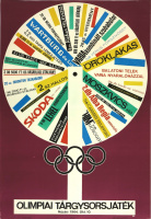 Olimpiai tárgysorsjáték - 1964 - Grafikus: Gaál Mátyás