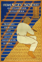 Ferenczy Noémi Gyűjteményes kiállítása - Nemzeti Szalon 1956 - Grafikus: Ferenczy Noémi