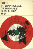 Foire Internationale De Budapest - 1967 - Grafikus: Papp Gábor
