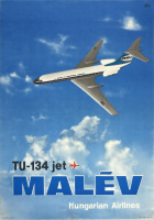 MALÉV, Hungarian Airlines - TU-134 JET -