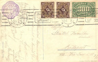 1923 München, 13. Deutsches Turnfest. Mahr-Verlag / German Gymnastics Festival art postcard. So. Stpl s: Siegmund von Suchodolski + Luftpost (EK)