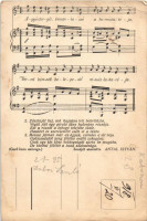 Megásták egy huszár sírját... Gerő Imre szövege, zenéjét szerezte Antal István, kotta / WWI Hungarian military music sheet (EB)