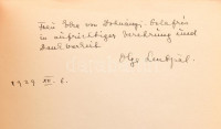 Szentpál Olga/Rabinovszky Márius, Dr.: Tánc. A mozgásművészet könyve. Dedikált példány Elza von Dohnányi-Galafrés, Dohnányi Erő felesége részére. Budapest, 1928, Általános Nyomda Könyv- és Lapkiadó Rt. kiadása és nyomása,