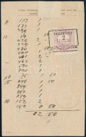 1896.szept.15. Postatakarék csekk befizetési lap 2kr bérmentesítéssel 'M.KIR.POSTATAKARÁKPÉNZTÁR / FŐPÉNZTÁR' szögletes bélyegzéssel 22,50Ft befizetésről, a Befizetési lap felső részén kis javítás RRRR!