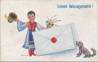 Balassagyarmat, folklór, leporellolap s: Klaudinyi