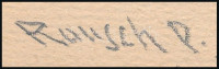 Rausch jelzéssel: Népsziget, Margit sziget, Kálvária, Zugliget 1961. Ceruza, papír, 15×23 cm, összesen: 4 db