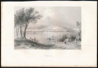 1839 Belgrade, William Henry Bartlett (1809-1854), metszet, 12×18 cm