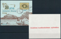 1991 DDSG - ZSGT emlékív pár 'MABÉOSZ ELNÖKSÉG AJÁNDÉK' hátoldali felirattal (20.000)