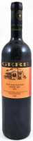 2002 Gere Villányi Pinot noir prestige Kopár-dülő, vörösbor szakszerűen tárolt, bontatlan palack, 0,75l.
