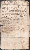 1839 Árendás szerződés gróf Kreith Andreas aláírásával