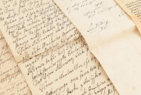 1857-18598 3 db kézzel írt adásvételi szerződés + 1898 Fizetési meghagyás