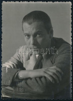 Farkas Ferenc író, fotó, 11×8 cm