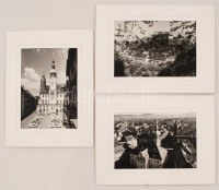 cca 1960 Bautzen 3 db igényes fotó, paszpartuban / cca 1960 bautzen 3 photos in paspartu 18x24 cm