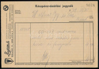 1939 Bp., Majláth M. automobilok, motorkerékpárok, gyors-teherszállító járművek magyarországi vezérképviselete fejléces készpénzvásárlási jegyzéke, rajta BMW, DKW autómárkák logóival