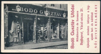 Bodó Gusztáv női divat számolócédula