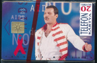 1995 Freddy Mercury használatlan telefonkártya csak 4000 pld!
