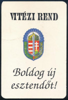 Vitézi rend 1996-os kártyanaptára