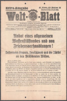 1918 Bukarest és Ploiesti elfoglalásáról tudósító német I. világháborús újság 2 db száma / Wolrd War I. German newspaper with the announcement of occupying Bucharest and Ploiesti