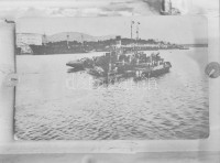 1916 I. világháborús hadihajó, a Polai kikötő 5 db üveg negatív, sztereofotó klf méretben / 5 glass negatíves of World War I battleships.