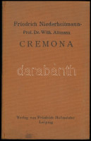 Wilh. Altmann: Cremona. Eine Charakteristik der italianischen Geigenbauer und ihrer Instumente. Leipzig, 1928, Carl Merseburger. Siebnte, vermehrte und verbesserte Auflage. Német nyelven. Szövegközti fekete-fehér illusztrációkkal. Kiadói