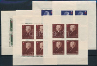 1942 Vöröskereszt (II.) kisívsor (8f + 20f hajtott, 20f törés / folded, corner damage) (24.000)