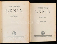 Ossendowski: Lenin I-II. Fordította Torday Géza. Bp., én., Franklin-Társulat. Félvászon kötés, kopottas állapotban.