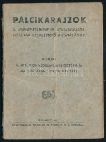 Pálcikarajzok a levente-testnevelés szabadgyakorlatainak szemléltető oktatásához. Bp., 1942, M. Kir. Honvédelmi Minisztérium (Athenaeum-ny.), 31 p. Kiadói tűzött papírkötés, kissé gyűrött, foltos borítóval
