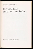 Tilkovszky Loránt: SS-toborzás Magyarországon. Népszerű Történelem. Bp., 1974, Kossuth. Néhány fekete-fehér képpel illusztrálva. Kiadói kartonált papírkötés, kissé sérült kiadói papír védőborítóban.
