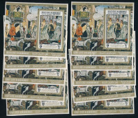 Aden Qu´aiti State in Hadhramaut 1967 10 db Lovasfestmények blokk Mi 19 A (Mi EUR 120.-)