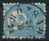 1871 Kőnyomat 10kr 'RÓZSAH(EGY)'