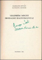 Harmath István, Katsányi Sándor: Veszprém megye irodalmi hagyományai. Veszprém, 1984, Veszprém m. Tanács V.B. művelődésügyi osztálya. Negyedik, bővített kiadás. Ajándékozási sorokkal. Róka Lajos , Szertel Sándor képeivel