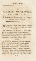 cca 1794 [Baróti Szabó Dávid - Vanie?re, Jacques]: A' paraszti majorságról. hn., én., nyn. Feltehetőleg a 2. kiadás (Kassa, Landerer, 1794], 17-408+6 p. Borító nélküli példány, egy lap levált, a kötése laza, hiányos, foltos