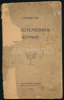 Bodnár Éva: (Tea)sütemények könyve. Bp., é.n. (cca 1910), Korvin Testvérek, 46 p. Kiadói tűzött papírkötés, viseltes, sérült állapotban, foltos, hiányos borítóval, helyenként sérült, foltos lapokkal.