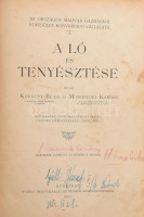 Kovácsy Béla - Monostori Károly: A ló és tenyésztése. 600 képpel, 14 műmelléklettel és 1 színes lótenyésztési térképpel. Bp., 1905., Pátria, XII+653+(3) p. + 14 (fekete-fehér képtáblák) t. +1 (kihajtható térkép) t.