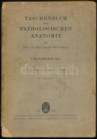 Gierke, Edgar von: Taschenbuch der pathologischen Anatomie. I. Allgemeiner Teil. Leipzig, 1943, Georg Thieme, (8)+148 p. Szövegközi és egészoldalas fekete-fehér illusztrációkkal. Német nyelven. Kiadói papírkötés, sérült, foltos