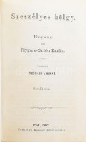 Flygare-Carlén Emilia: Szeszélyes hölgy 1-6. rész. [Két kötetben.] Ford.: Székely József. Pest, 1862., Hartleben Konrád Adolf, 4+143; 2+144;2+146 p.; 2+155;2+150; 2+184 p. Korabeli kopott félvászon-kötésben,