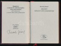 Bereck József: Biliárd néhány hős emlékének. Dunaszerdahely, 1995, Nap Kiadó. Kiadói műbőr-kötés. Számozott (242./250), a szerző által aláírt példány.