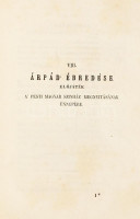 Vörösmarty minden munkái III. köt. és VIII. köt.: III. köt.: Hősköltemények. I. köt. (Zalán futása, Cserhalom.); VIII. köt.: Színművek (1821-1840.) IV. köt. Kiadták barátai Bajza J. és Schedel Ferencz. Pest, 1845-1847, Kilián