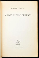 Lukács György: A történelmi regény. Bp., 1946., Hungária, 305+1 p. Kiadói papírkötés, szakadozott borítószélekkel, sérült, szétvált kötéssel, kijáró lapokkal.