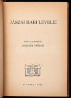 Jászai Mari levelei. Sajtó alá rendezte: Kozocsa Sándor. A szerző, Kozocsa Sándor. (1904-1991) könyvtáros, bibliográfus, irodalomtörténész által DEDIKÁLT példány. Bp., 1944, Dr. Pintér Jenőné. Fekete-fehér fotókkal
