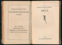 Kolligátum Tevan kiadású művekből (Tevan-könyvtár), első kiadások, 3 db: Somlyó Zoltán: Hadak a hóban. (Novellák.);Ady Endre: Muskétás tanúr ur. (Novellák.); Kosztolányi Dezső: Mécs.; Békéscsaba, 1915-1913, Tevan,