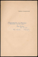 Szíj Rezső. Misztótfalusi Kis Miklós. Iscserekov András fametszeteivel. Bp., 1937. DEDIKÁLT példány. Kiadói papírkötésben