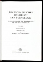 Bibliographisches Handbuch der Turkologie. Eine Bibliographie der Bibliographien vom 18. Jahrhundert bis 1979. Band 1. Zusammengestellt von György Hazai und Barbara Kellner-Heinkele. Bibliotheca Orientalis Hungarica Vol. XXX. Bp., 1986, Akadémiai