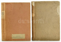 A Kisfaludy-Társaság évlapjai 2 kötete (XII. és XXI. köt.). Bp., 1877/1887, Athenaeum/Franklin-Társulat, IV+274 p. + IV+395 p. Korabeli kartonált papírkötés, kissé sérült, foltos borítóval, helyenként kissé foltos lapokkal, az