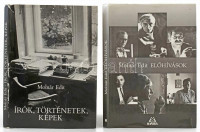 Molnár Edit 2 könyve: Előhívások. Bp., 1993, Kráter Műhely Egyesület. Fekete-fehér fotókkal illusztrált. Kiadói kartonált papírkötés, kissé szakadt kiadói papír védőborítóban. + Írók, történetek, képek. Bp., 1982,