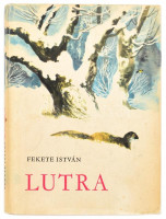 Fekete István: Lutra. Egy vidra regénye. Bp., 1965, Móra. Csergezán Pál rajzaival illusztrálva. Harmadik kiadás. Kiadói félvászon-kötésben, kiadói papír védőborítóban